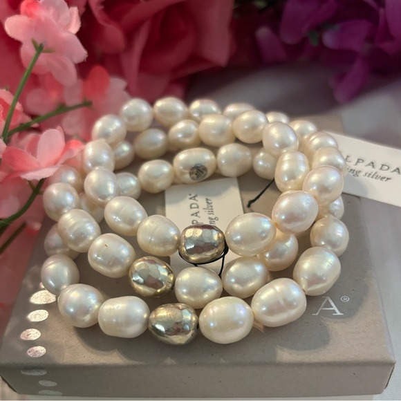 Silpada SHINE ON PEARL Stretch Bracelet B2894 - Picture 13 of 13